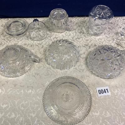 Lot of Glass Dishes