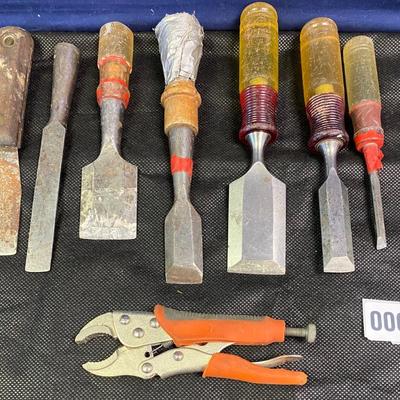 Chisels and Locking Pliers