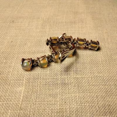 Dangle Opal 925 Earrings