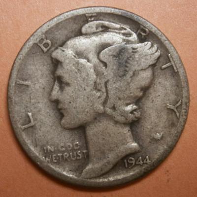 UNITED STATES 1944 Silver Dime