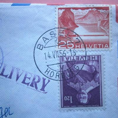 1956 SPECIAL DELIVERY Cover from Switzerland to NY City