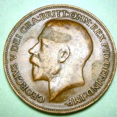 GREAT BRITAIN 1916 Copper Penny