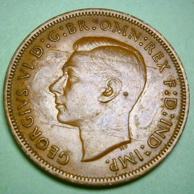 GREAT BRITAIN 1940 Copper Penny