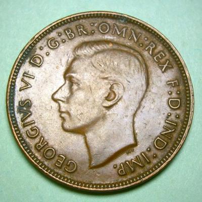 AUSTRALIA 1941 Copper Penny