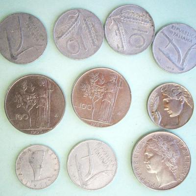 ITALY (10) Old Coins, various dates, duplication