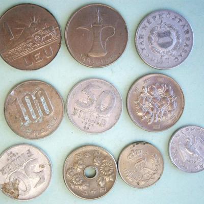 EUROPE (10) Old coins from different countries
