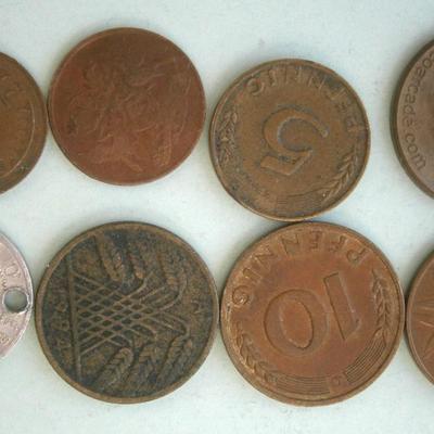 EUROPE lot of (8) Coins