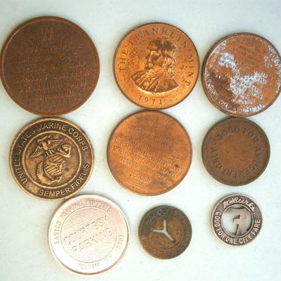 LOT of (9) Old Tokens