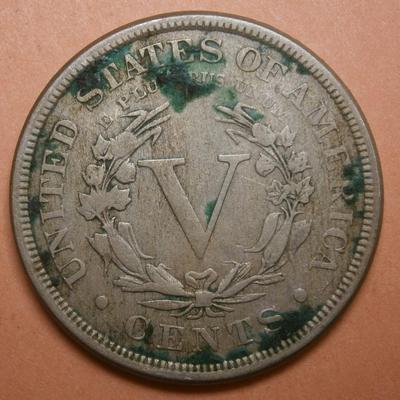 UNITED STATES 1887 Liberty Head "V" Nickel