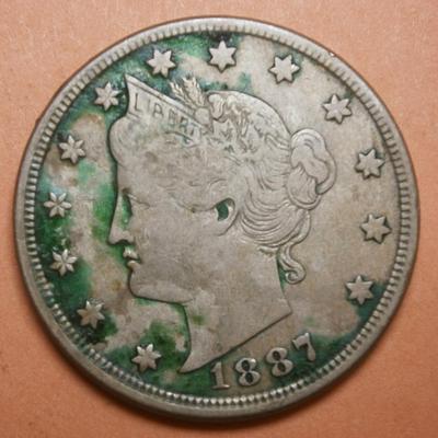UNITED STATES 1887 Liberty Head "V" Nickel