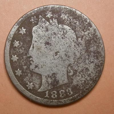 UNITED STATES 1888 "V" Nickel