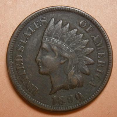 UNITED STATES 1890 Indian Head Penny