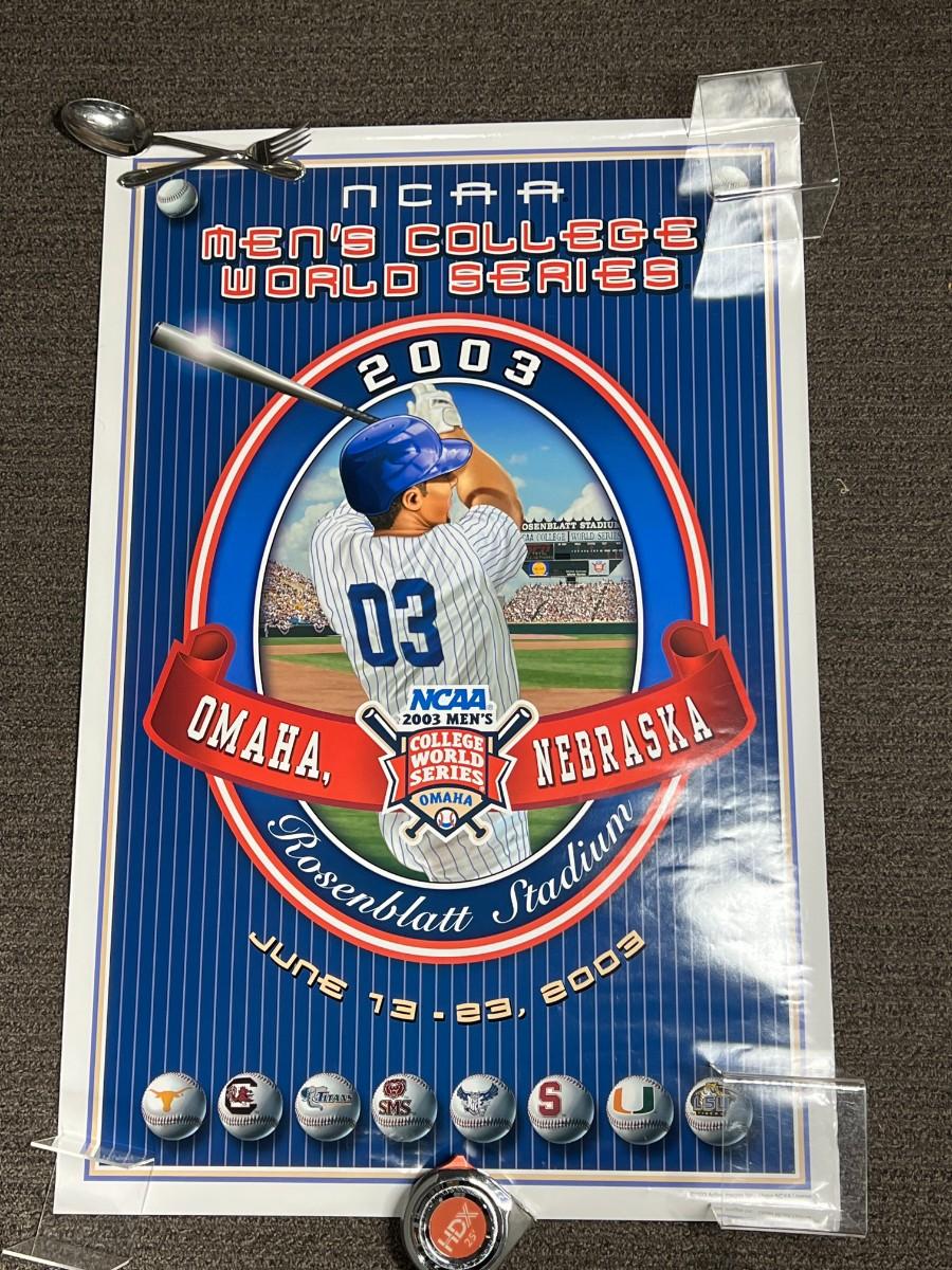 NCAA Men's College World Series Baseball Poster