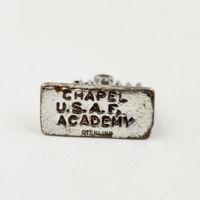 STERLING SILVER ASAF CHAPEL ACADEMY CHARM