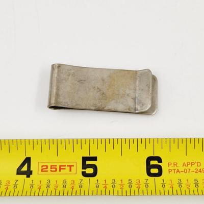 BEAUTIFUL SILVER & TURQUOISE MONEY CLIP
