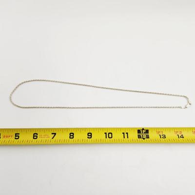 BEAUTIFUL .925 SILVER ROPE CHAIN