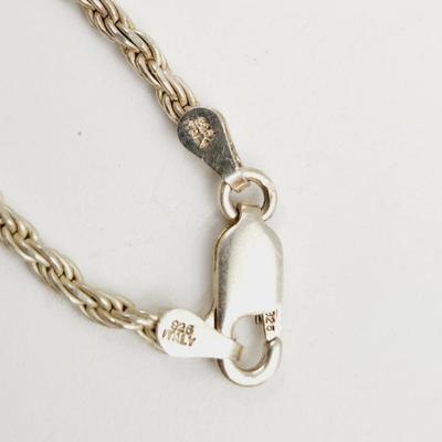 BEAUTIFUL .925 SILVER ROPE CHAIN
