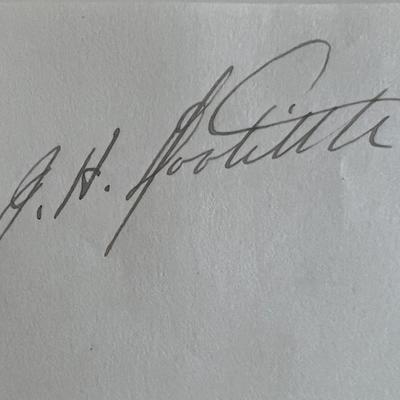 Jimmy Doolittle original signature.  GFA authenticated