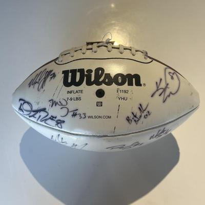 2004-2006 Chargers team signed football. GFA authenticated