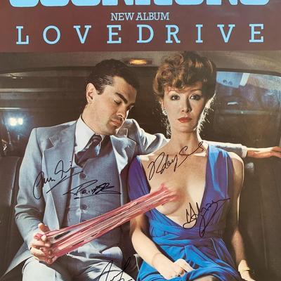 Scorpions "Lovedrive" signed Poster
