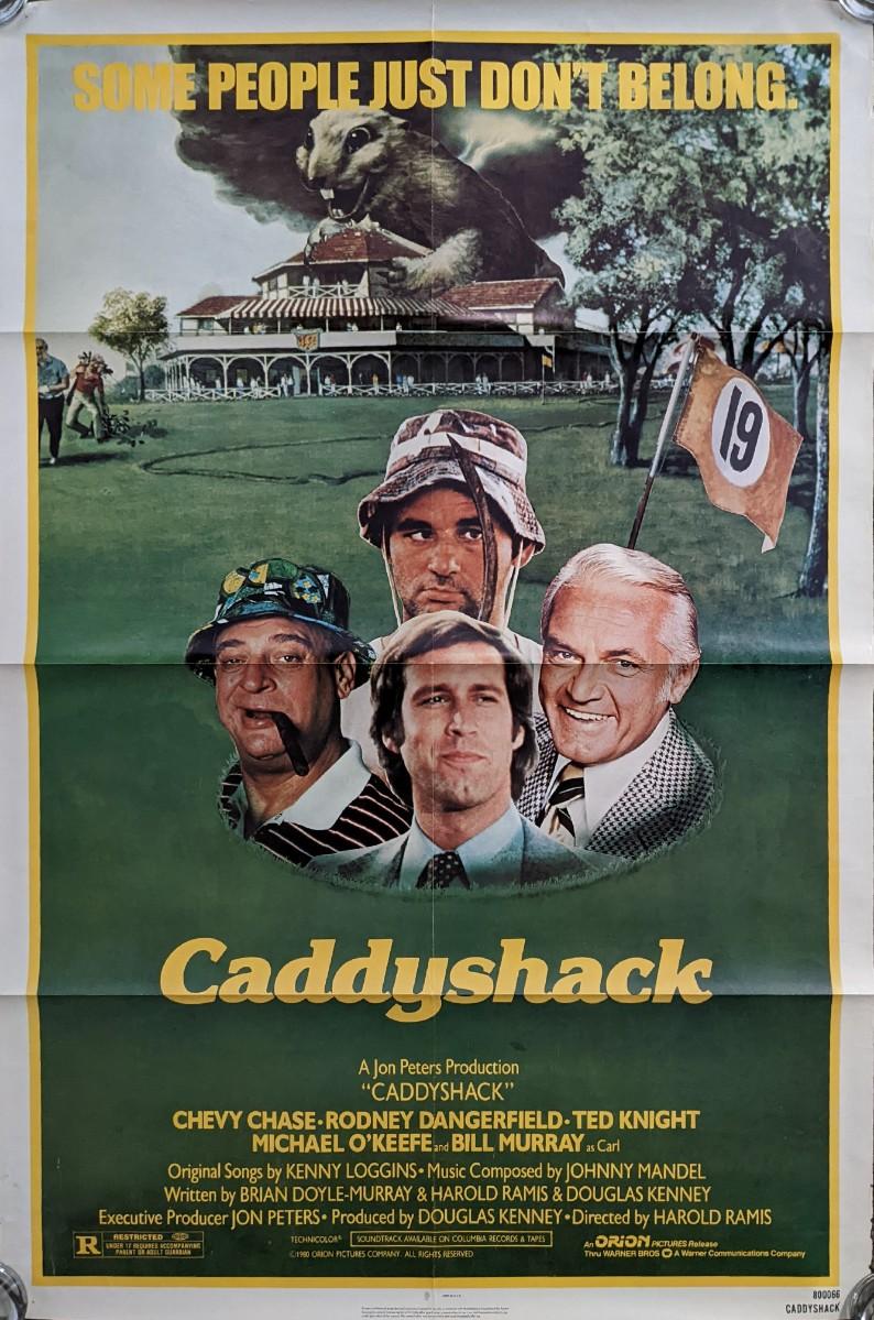 Caddyshack 1980 Original One Sheet Movie Poster | EstateSales.org