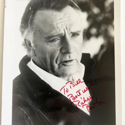 Richard Burton signed photo