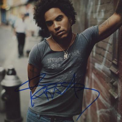 Lenny Kravitz signed photo