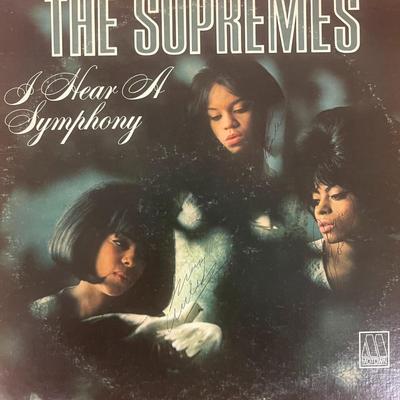 The Supremes signed vinyl album - 1966  I Hear a Symphony