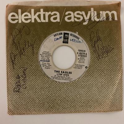 The Eagles signed Lyin Eyes  45 RPM