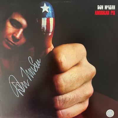 Don McLean signed American Pie album