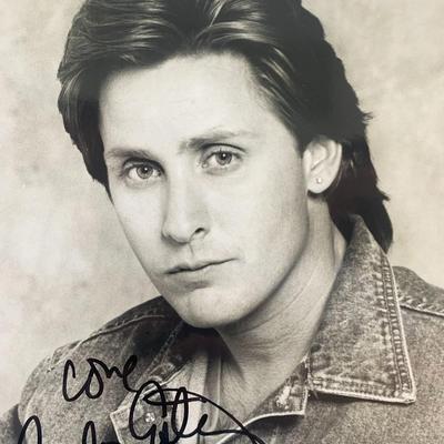 Young Guns Emilio Estevez signed photo