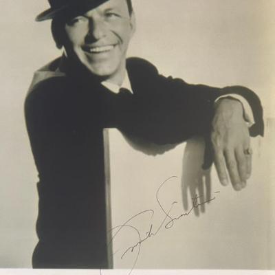 Frank Sinatra signed photo