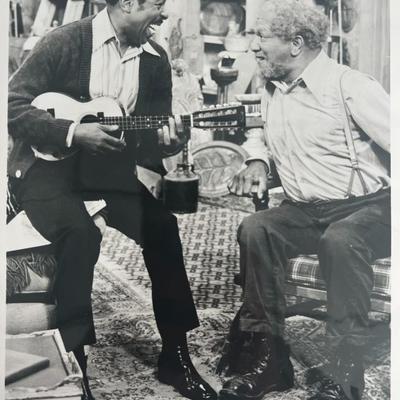 Sanford and Son Timmie Rogers and Redd Foxx signed photo