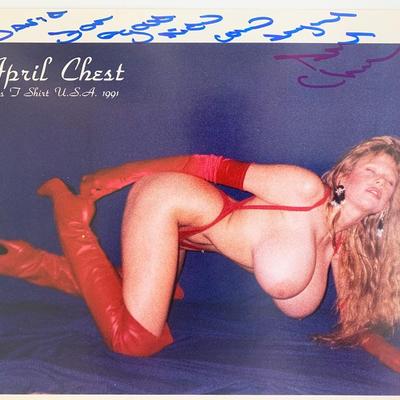 April Chest signed photo