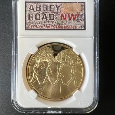 Beatles limited edition Abbey Road commemorative coin