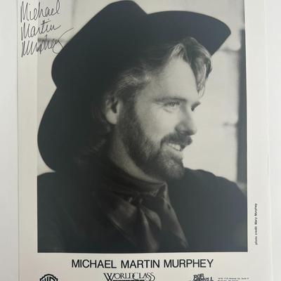 Michael Martin Murphey signed photo