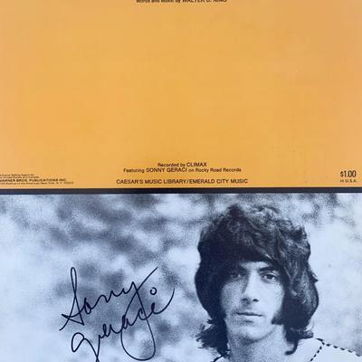 Precious and Few - Climax - Signed 1972 US Sheet Music