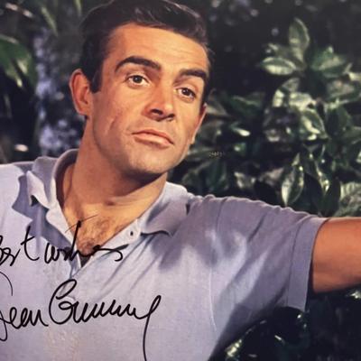 James Bond Sean Connery signed photo