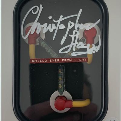 Christopher Lloyd Back To The Future signed Flux Capacitor