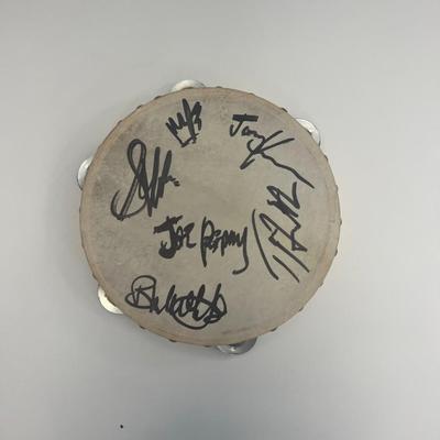 Aerosmith signed tambourine