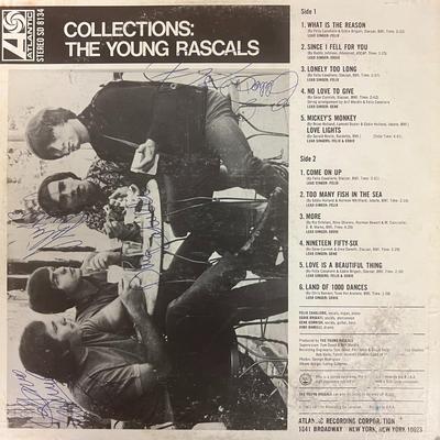 The Young Rascals ï¿½ Collections Signed 1967 Vinyl Album
