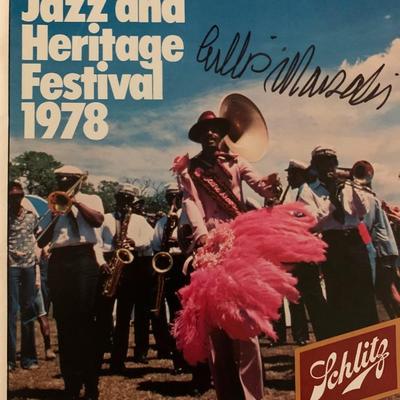 Ellis Marsalis Jr. signed souvenir program