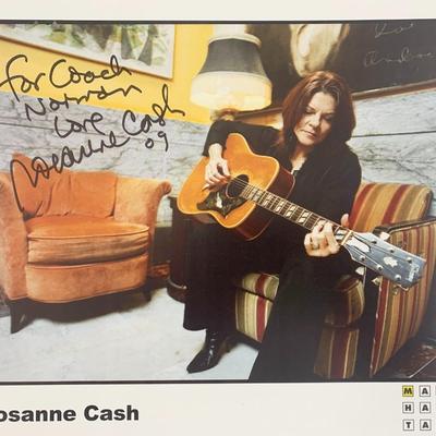 Rosanne Cash signed photo