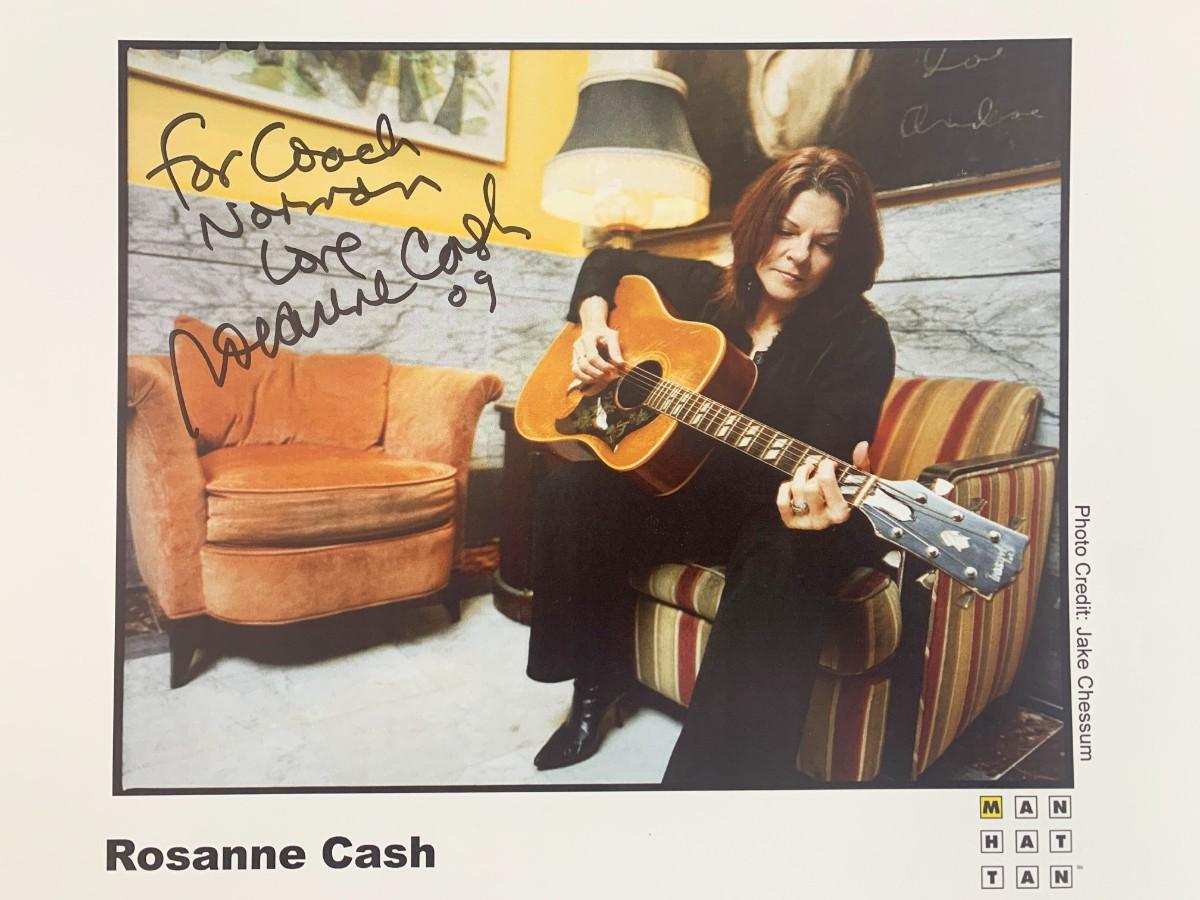 Rosanne Cash signed photo | EstateSales.org