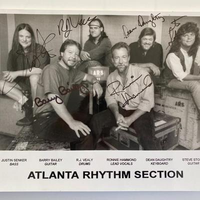 Atlanta Rhythm Section signed band photo