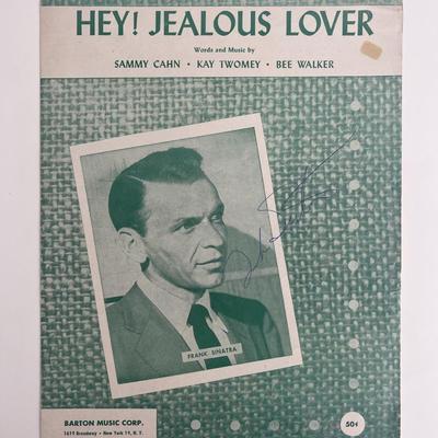 Hey! Jealous Lover Frank Sinatra signed sheet music