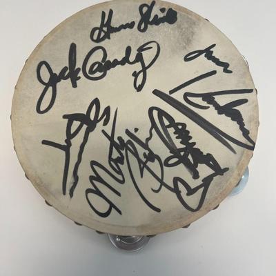 Jefferson Airplane signed tambourine 