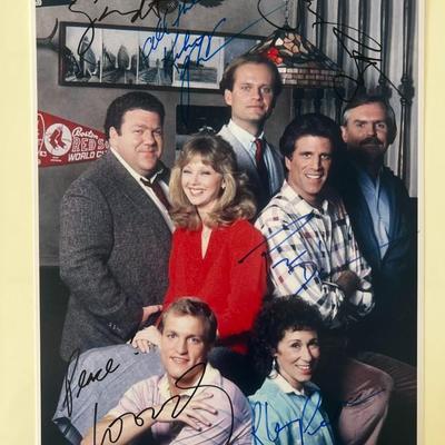 Cheers cast signed photo GFA authenticated 
