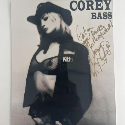 Corey Parks Nashville Pussy signed photo