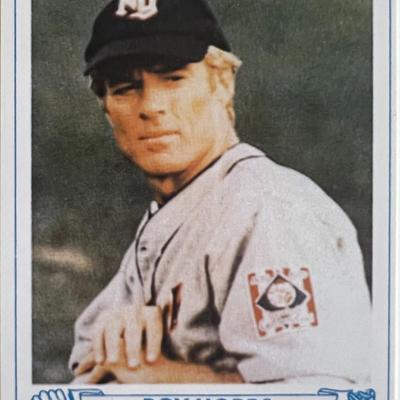 The Natural Robert Redford Roy Hobbs baseball card